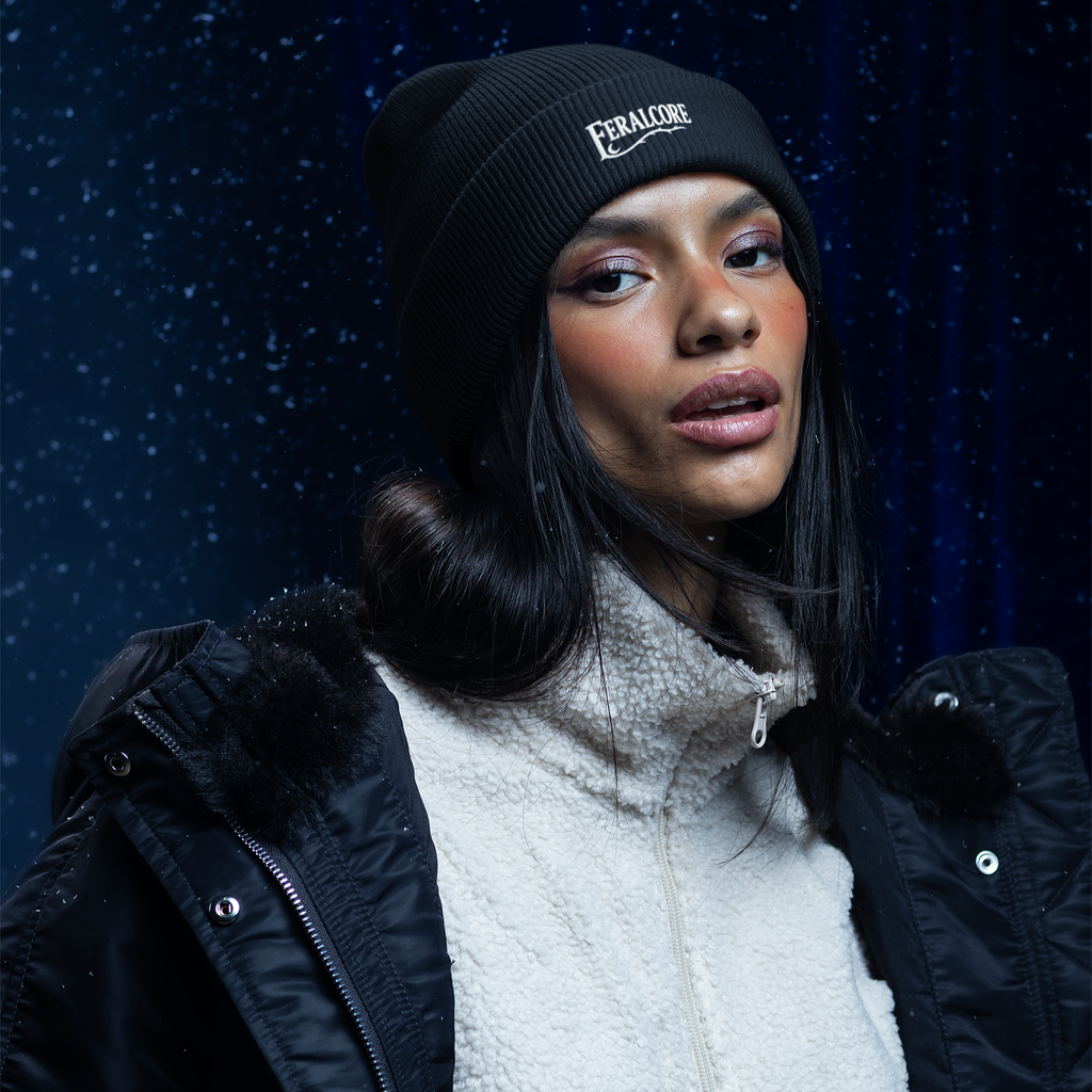 Crown of Thorns – Embroidered Feralcore Beanie