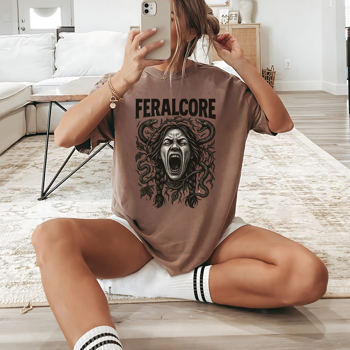 Feralcore Medusa Tee