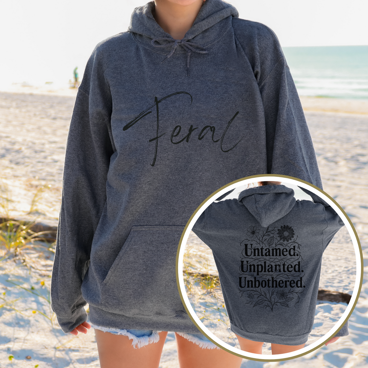 Feral Floral Hoodie
