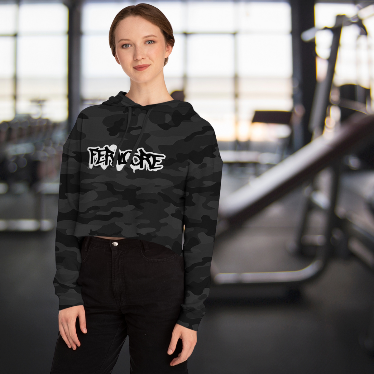Feralcore Cropped Hoodie