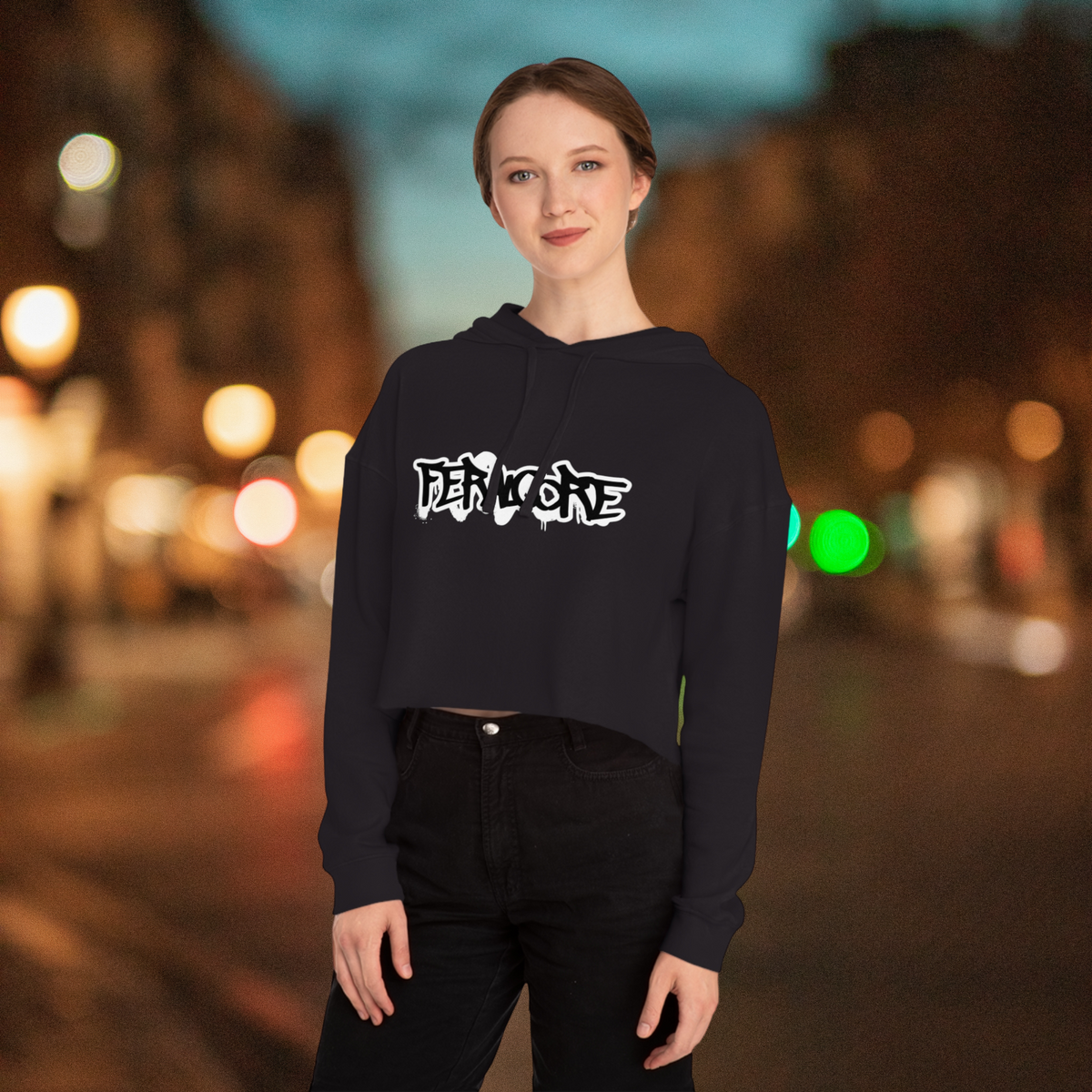 Feralcore Cropped Hoodie