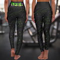 Feralcore Thornveil High-Waisted Leggings