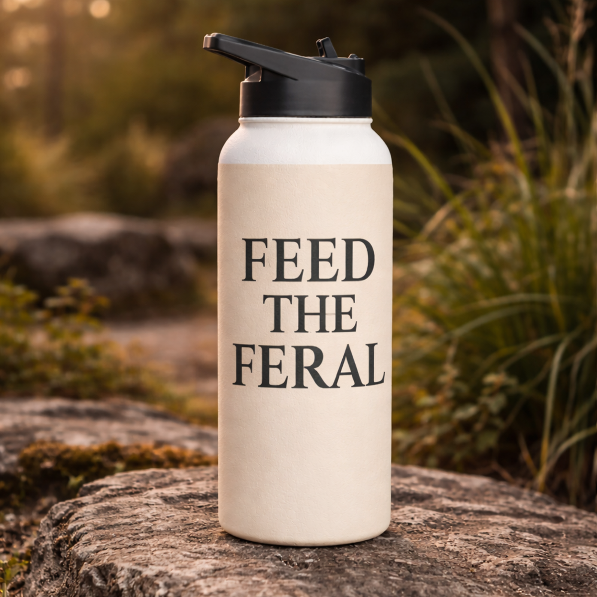 Feral Flask – 32oz Stainless Steel Insulated Water Bottle