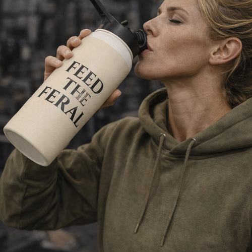 Feral Flask – 32oz Stainless Steel Insulated Water Bottle