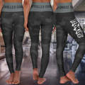 Feralcore Shadow Forged High-Waisted Camo Leggings