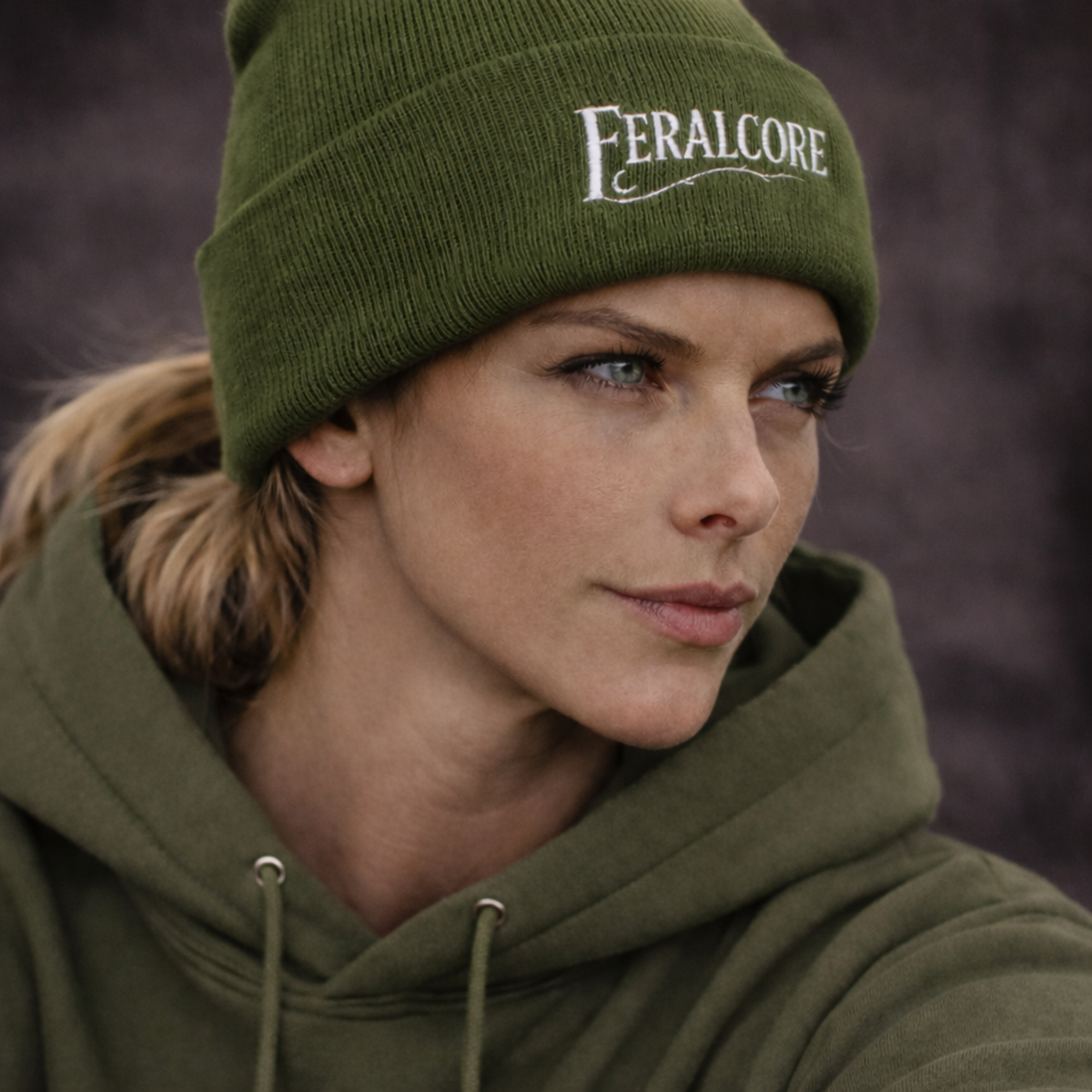 Crown of Thorns – Embroidered Feralcore Beanie