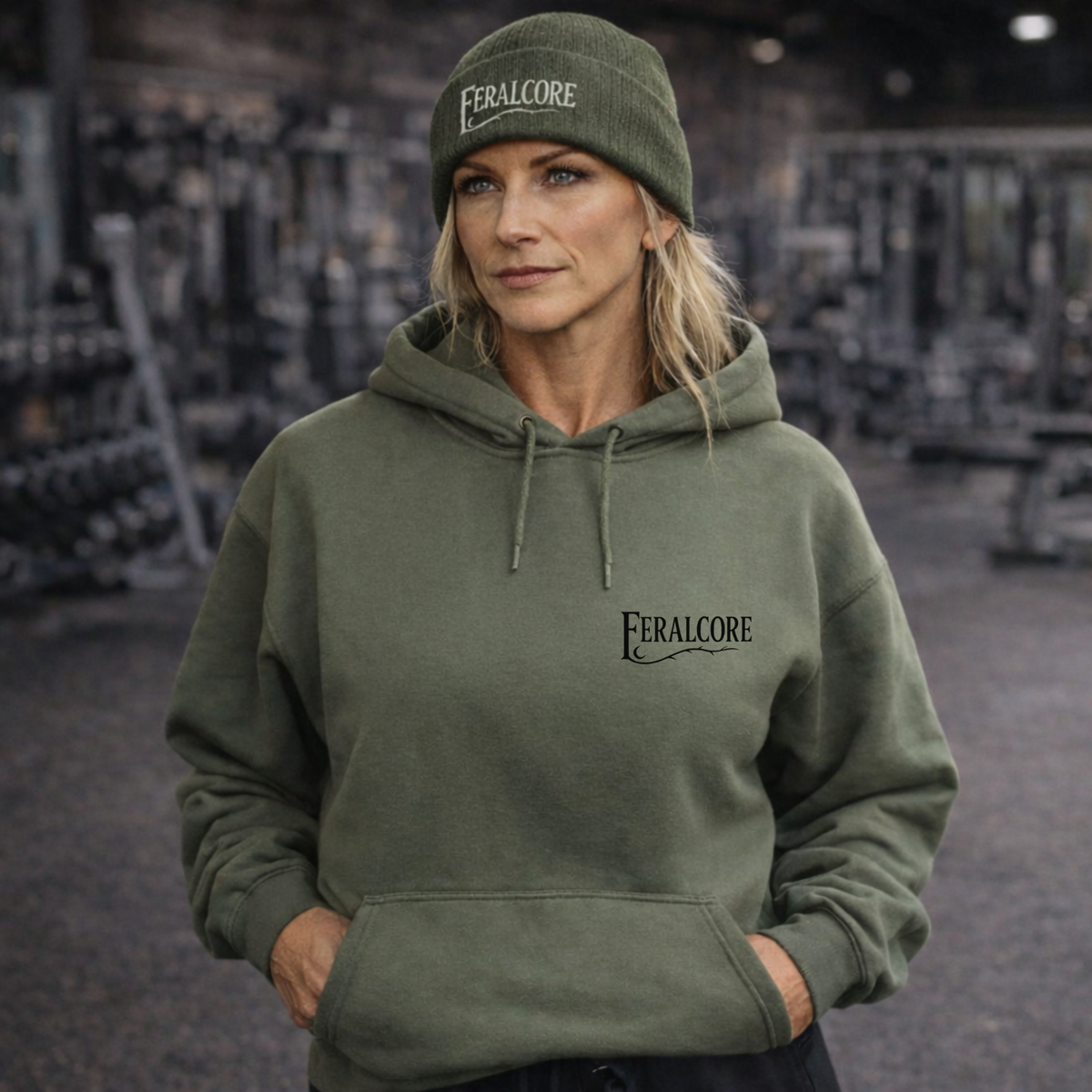 Crown of Thorns – Embroidered Feralcore Beanie