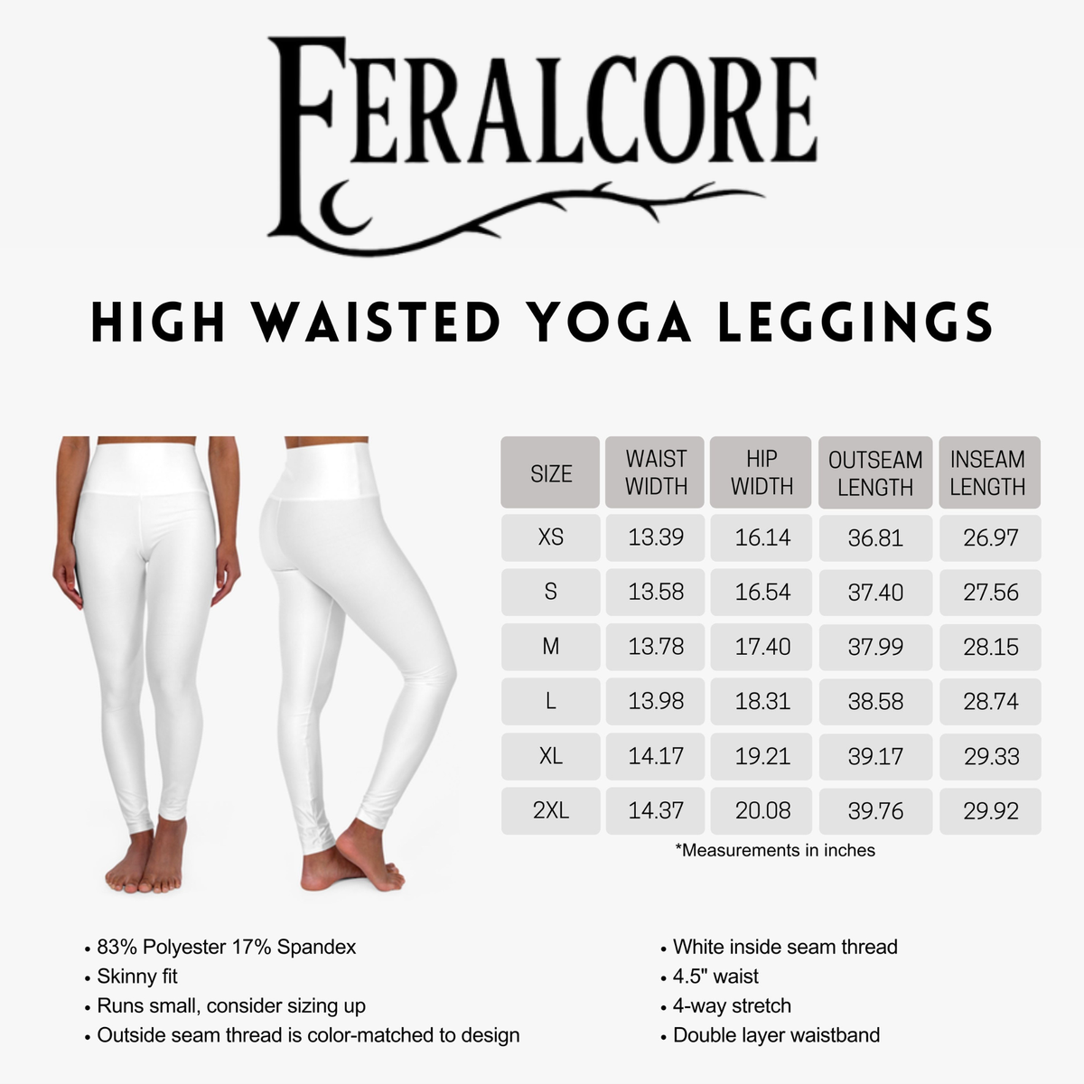 Rising Plume Performance Leggings – High Waisted Compression Activewear