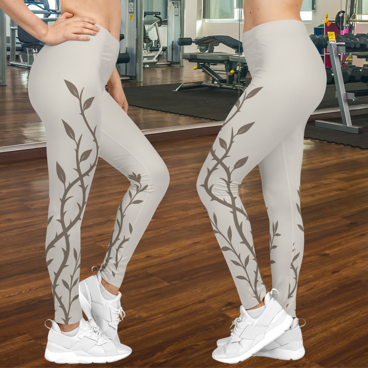 Rooted Set - Feralcore Casual Leggings – Bone