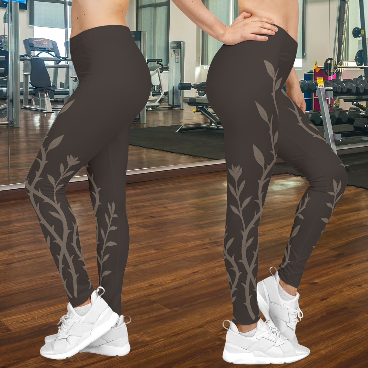 Rooted Set - Feralcore Casual Yoga Pants Leggings – Expresso