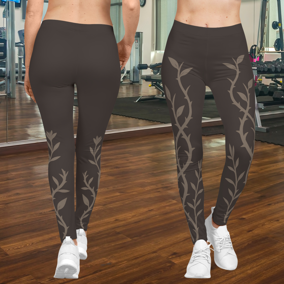 Rooted Set - Feralcore Casual Yoga Pants Leggings – Expresso