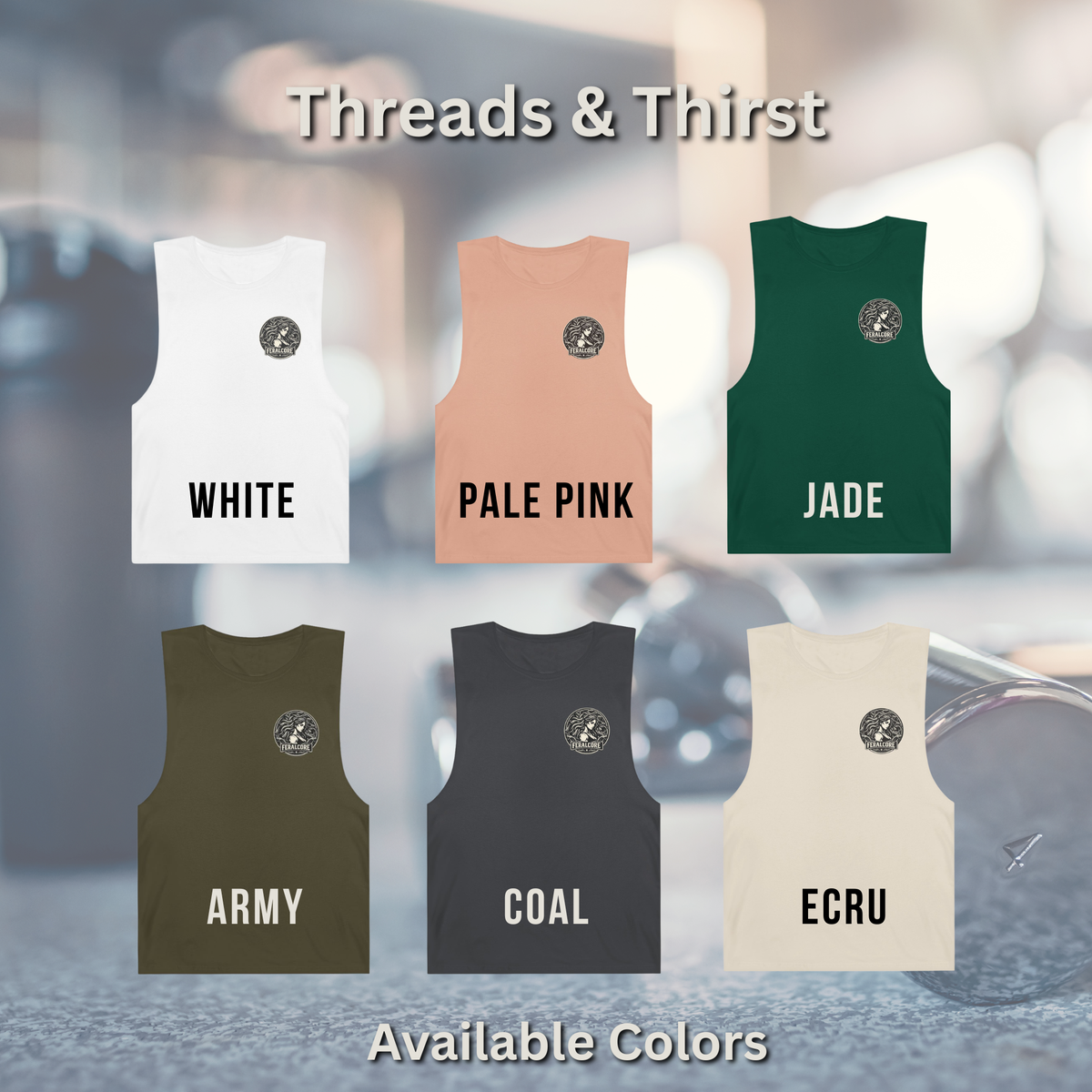 Feral to My Core Medusa Muscle Tank | Women’s Weightlifting & Gym Top