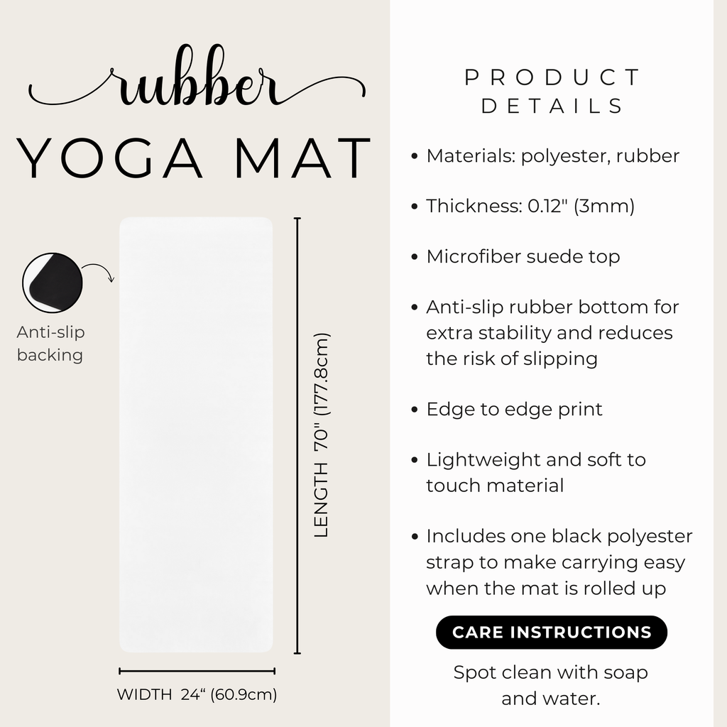 Medusa Yoga Mat | Olive Non-Slip Rubber Workout Mat with Strap | Feralcore Medusa Collection