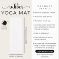 Medusa Yoga Mat | Olive Non-Slip Rubber Workout Mat with Strap | Feralcore Medusa Collection