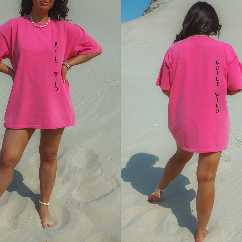 Built Wild Oversized Tee | Vintage Athletic Streetwear Shir