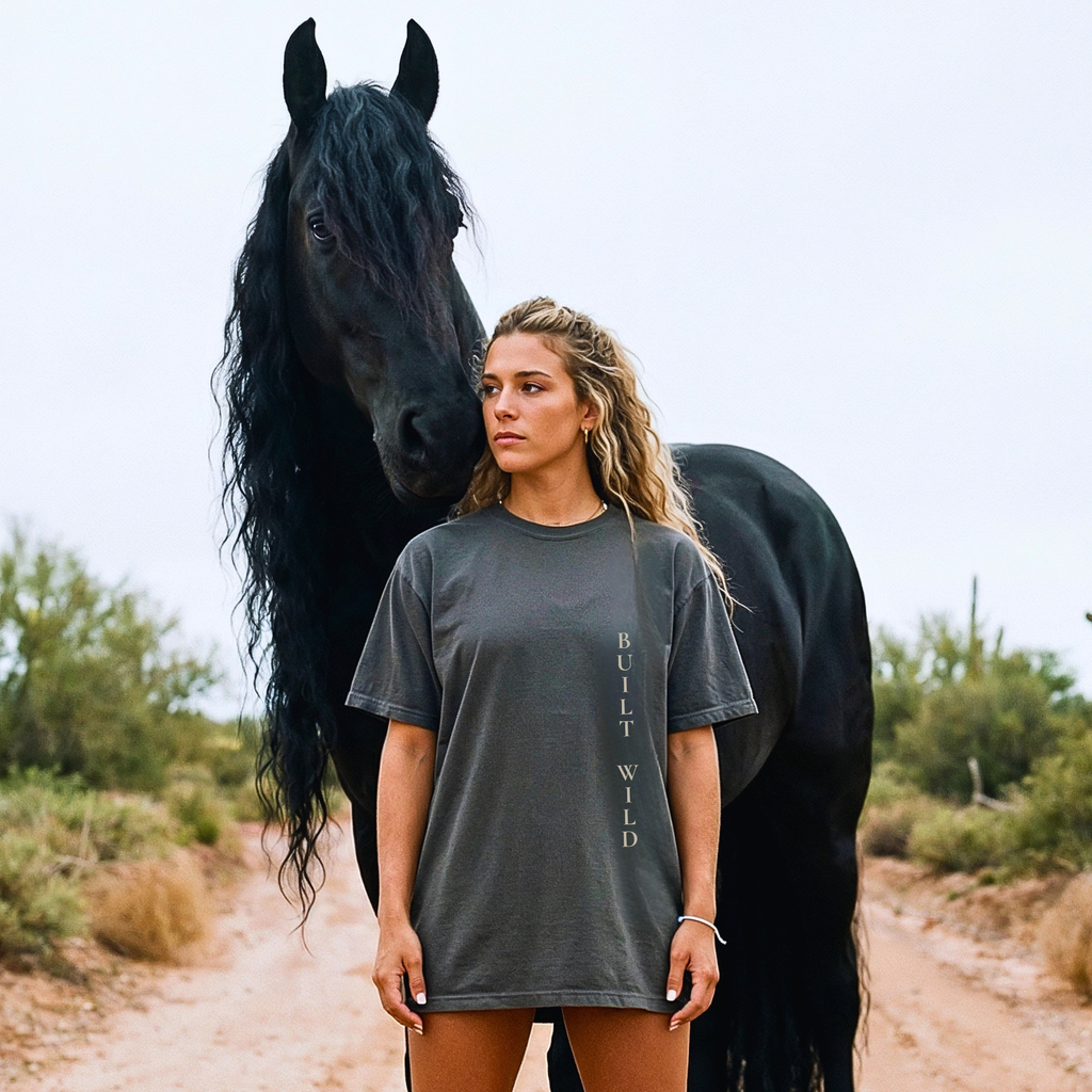 Built Wild Oversized Tee | Vintage Athletic Streetwear Shir